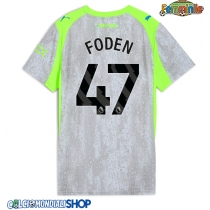 Maglie da calcio Manchester City Phil Foden #47 Terza Maglia Femminile 2025-26 Manica Corta